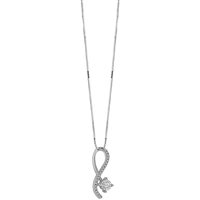 Collana Bliss Donna Pensiero in Oro bianco Diamante 20081300 - 20081300